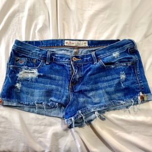 Hollister jean shorts